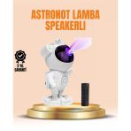 Bluetooth Dahili Ses Özellikli Astronot Projeksiyon Lambası