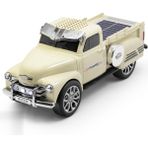 Bluetooth Hoparlör Fm Antika Pickup Tasarımlı - Sarı WS695 Nemere - Renkli