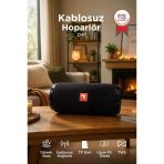 Bluetooth Hoparlör Kablosuz Taşınabilir Ses Bombası Tws Usb Tf D47 Siyah
