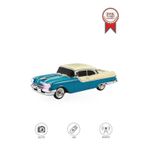 Bluetooth Hoparlör Retro Klasik Araba Tasarımlı 10W FM USB Selfie Speaker D87 Yeşil