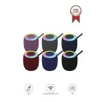 Bluetooth Hoparlör Rgb Işıklı Usb Fm Destekli Radyo D10 siyah
