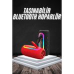 Bluetooth Hoparlör USB Şarjlı Uzun Pil Ömrü Android ve Ios Uyumlu Renkli KAYALI27-Y7898UKY - Ahşap