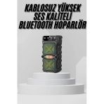 Bluetooth Hoparlör Yüksek Ses Kaliteli Büyük Boy Çift Çıkışlı Ses Bombası P60330s8369