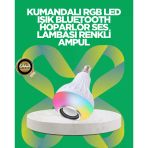 Bluetooth Hoparlörlü Led Ampul – 12W Tasarruflu