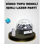 Bluetooth Hoparlörlü Led Disko Işığı Müzik Ritim Duyarlı Ve Taşınabilir Mir33014560
