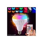 Bluetooth Hoparlörlü Renkli Led Ampul, Mp3 Çalar Özelliği
