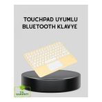 Bluetooth Kablosuz Klavye – İnce Slim Model, Tablet ve Akıllı TV Uyumlu, Sessiz Tuşlu Taşınabilir Kl