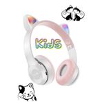 Bluetooth Kedi Kulaklık Aux Girişli Hafıza Kartlı Kulak Üstü Bluetooth Kedi Miyav Pisi Pisi Kulaklık