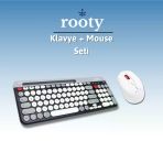 Bluetooth Klavye Mouse Set Çoklu Cihaz Bağlantılı