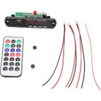 Bluetooth Kod Çözme Kartı Çok Işlevli Araba Mp3 Kod Çözücü Kartı LCD Ekran ve Uzaktan Kumanda ile Arabalar Için (Yurt Dışından)
