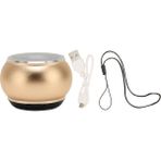 Bluetooth Küçük Hoparlör Basit Tasarım IP67 Su Geçirmez Taşınabilir Kablosuz Hoparlör Duş Odası Bisiklet Araba Altın (Yurt Dışından)
