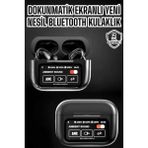 Bluetooth Kulaklık Kablosuz Ekranlı Anc/enc Destekli Dokunmatik - Renkli - 1