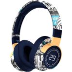 Bluetooth Kulaklık Kafa Bandı, Mikrofonlu Kablosuz Kulaklık, Ev Ofis Cep Telefonu Pc Vb. Için Uygun Derin Baslı Yüksek Sadakatli Stereo Kulaklık. (Yurt Dışından) - Koyu Mavi