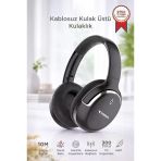 Bluetooth Kulaklık Kulak Üstü Kablosuz Kulaklık Hd60 Siyah