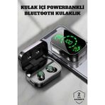 Bluetooth Kulaklık Mikrofonlu Dokunmatik Kontrol Anc Özelliği - Lisinya - Siyah