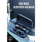 Bluetooth Kulaklık Powerbankli Dijital Göstergeli Dokunmatik