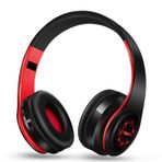 Bluetooth Kulaklık, Sohbet - Rahat Kulak Üstü Stereo Kulaklık, 7 Nefes Alan Led Işıklar, Telefon/Samsung/Pad/PC/Android/Dizüstü Bilgisayar/TV için Yetişkin Genç Çocuklar için Kablosuz Kulaklık