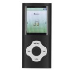 Bluetooth MP3 çalar, ultra ince MP3 MP4 çalar, taşınabilir müzik çalar, 16 GB küçük hafıza kartı, çocuklar ve çocuklar için gürültü azaltma özellikli dijital müzik çalar