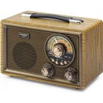Bluetooth Nostaljik Hoparlör Fm 28 x 15 x 19 cm R9022BT Nemere - Renkli
