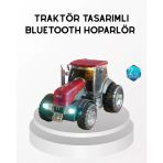 Bluetooth Nostaljik Traktör Hoparlör Led Işıklı 12W Güçlü Ses Mir54998406