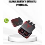 Bluetooth Powerbank Kulaklık – Kablosuz Uzun Pil Ömrü Dokunmatik ve Yüksek Ses - HS1373-4803 - Çok Renkli