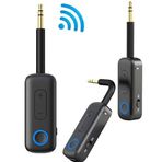 Bluetooth Ses Alıcı Verici Adaptör - 3.5mm Aux Girişli, Mikrofonlu, Şarjlı Handsfree Araç Kiti ve TV Dönüştürücü Zr1070
