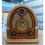 Bluetooth Usb Cd Kart Fm Sw Am Şarjlı Eskitme Nostaljik Tasarım Radyo Müzik Çalar