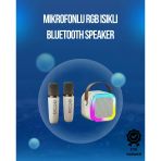 Bluetooth, Usb Ve Aux Girişli Çok Fonksiyonlu Karaoke Hoparlör P200821s2515