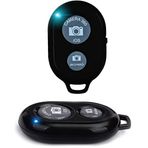 Bluetooth Uzaktan Kumanda Pilli Tüm Telefonlara Uyumlu Video Selfie ve Fotoğraf Çekme Siyah