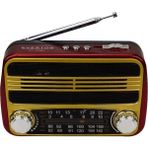 Bluetooth ve USB Destekli Nostaljik Müzik Kutusu, Kaliteli Ses Deneyimi - Ahşap