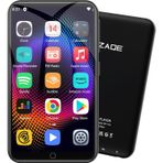 Bluetooth ve WiFi ile MP3 Çalar, 80 GB Depolama ve Android İşletim Sistemi, 4 inç Dokunmatik Ekran Spotify Müzik ve Video Oynatıcı, Dahili Hoparlör, FM Radyo, Çocuklar için MP4 Çalar