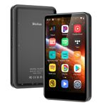 Bluetooth ve WiFi özellikli 80 GB MP3 Çalar, MP3 ve Mp4 Müzik Çalar, Spotify'lı 4.0 IPS Dokunmatik Ekran Android Oynatıcı, Amazon Müzik, Deezer, Sesli, Hoparlörlü Tarayıcı, Kapasite (Siyah)
