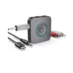 Bluetooth verici alıcısı, LAICOMEIN V5.0 2'si 1 arada Bluetooth adaptörü, TV PC MP3 spor salonu uçağı için kablosuz verici, hoparlörler ve kulaklıklar için Bluetooth alıcısı, tekne araba