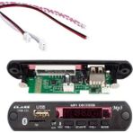 Bluetoothlu Oto Teyp Dönüştürücü, Usb/mp3/sd/aux, Kumandalı, 12V, Mikrofonli - Altın