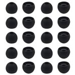 BLUEWALL Kulak Uçları Yedek Kulak İçi Kulaklıklar için Jel Yastık, Çoğu Sony Senso TOZO JBL 3,8 mm Bağlantı Deliğine Sahip Kulak İçi Kulaklıklar için Uygun, 10 Çift, M Boyut, Siyah