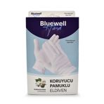 Bluewell Pamuklu Koruyucu Egzema Eldiveni %100 Pamuktan Small