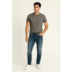 Bluewhite Erkek Yırtık Detay Likralı Skinny Fit Açık Mavi Jean Pantolon