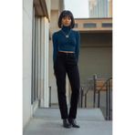 Bluewhite Kadın Likralı Skinny Fit Siyah Jean Pantolon