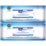 Bluewhite Yetişkin Perine Bölgesi Temizleme Mendil-Havlusu (2 Li Set) 50 Yaprak Hijyenik
