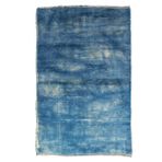 Bluish Mavi Abrajlı El Dokuma Tülü Halı 128x198 cm