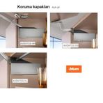 Blum 22.8001 Aventos HF/HL/HS Güç Ünitesi Gri Sol Kapak