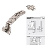 Blum 71T7550 Clip Top 155 0 Açılı Menteşe