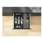 BLUM AMBİA-LİNE ÇEKMECE İÇİ KAŞIKLIK ANTRASİT-MAT SİYAH 70 CM. MODÜL ZC7S500BS3-70