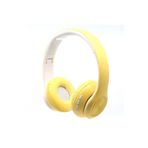 BLUPPLE Bluetooth Wireless Mikrofonlu Kablosuz Stereo Kulak Üstü Kulaklık Sarı Genç Çocuk
