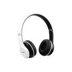 Blupple P47 Bluetooth Extra Bass Radyolu Katlanabilir Kulaklık Beyaz