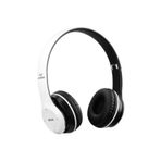 BLUPPLE P47 Wireless Bluetooth Kablosuz Extra Bass Radyolu Katlanabilir Kulaklık Genç Çocuk Beyaz