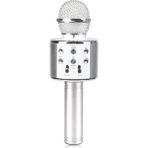 Blupple WS-858 Karaoke Mikrofon Bluetooth, Usb, Hafıza Kartı ve Aux Girişli Gri Renkli Taşınabilir