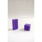 Blurix Mini Sonsuz Küp Infinity Küp – Stres Atıcı, Eğlenceli ve Taşınabilir Fidget Oyuncağı (10 Adet) -Mor