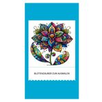 Blütenzauber zum Ausmalen: Zentangle Blumen Malbuch