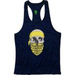 Bluu Arphax Lacivert Fitness Gym Tank Top Erkek Sporcu Atleti